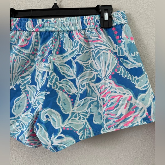 Lilly Pulitzer Blue and Pink Athletic Shorts - Picture 7 of 7